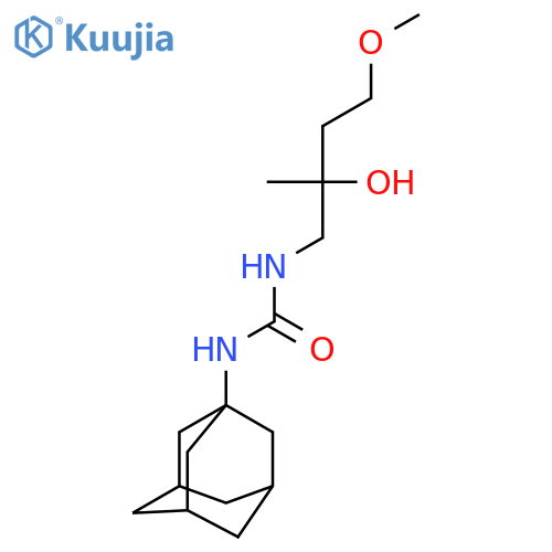 1-(adamantan-1-yl)-3-(2-hydroxy-4-methoxy-2-methylbutyl)urea structure