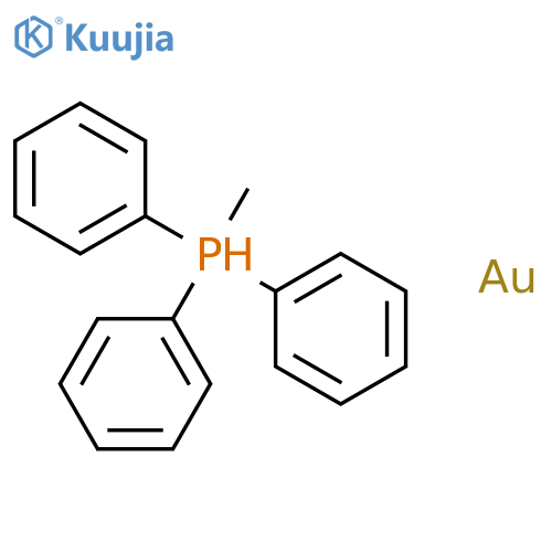 Gold, methyl(triphenylphosphine)- structure