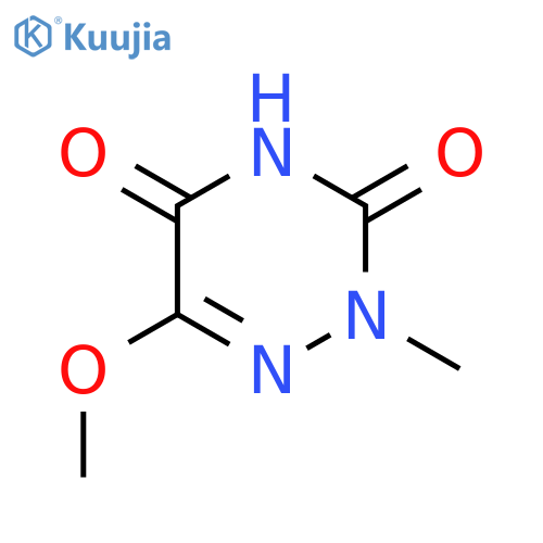 6-Methoxy-2-methyl-2,3,4,5-tetrahydro-1,2,4-triazine-3,5-dione structure