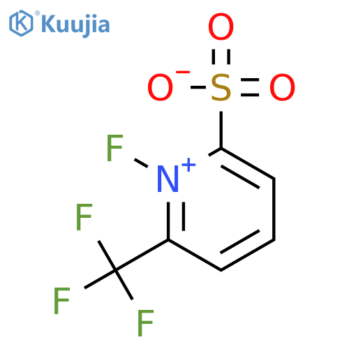 N-FLUORO-6-(TRIFLUOROMETHYL)PYRIDINIUM-2-SULFONATE structure