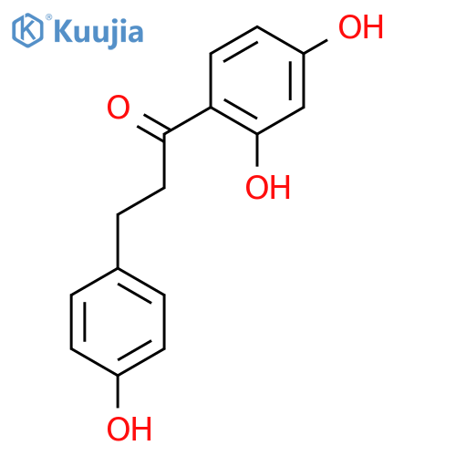 1-Propanone,1-(2,4-dihydroxyphenyl)-3-(4-hydroxyphenyl)- structure