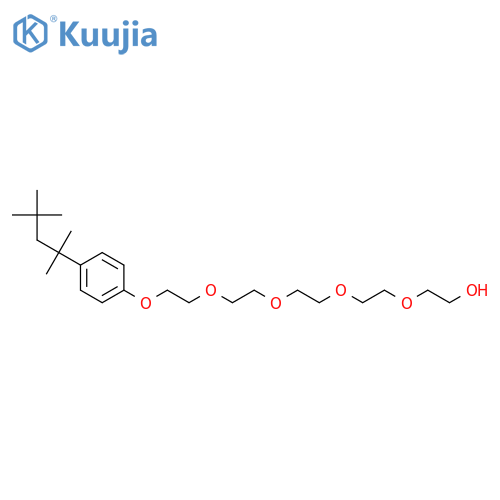 3,6,9,12-Tetraoxatetradecan-1-ol,14-[4-(1,1,3,3-tetramethylbutyl)phenoxy]- structure