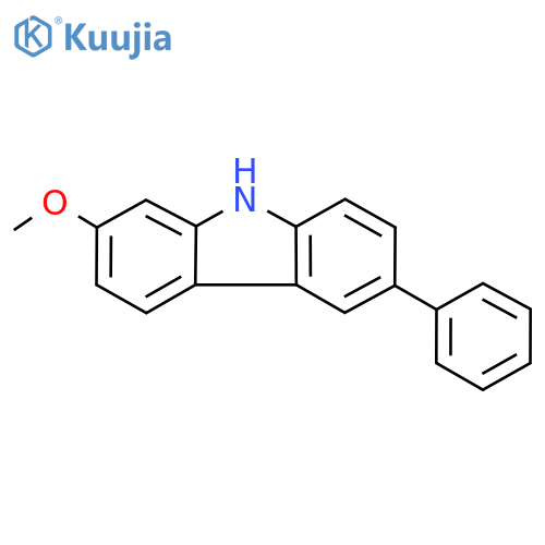 2-Methoxy-6-phenyl-9H-carbazole structure