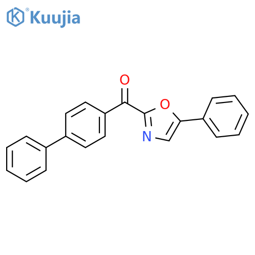 [1,1′-Biphenyl]-4-yl(5-phenyl-2-oxazolyl)methanone structure