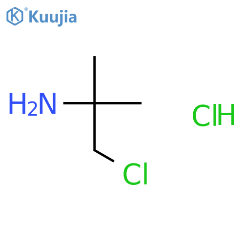 1-chloro-2-methylpropan-2-amine hydrochloride structure