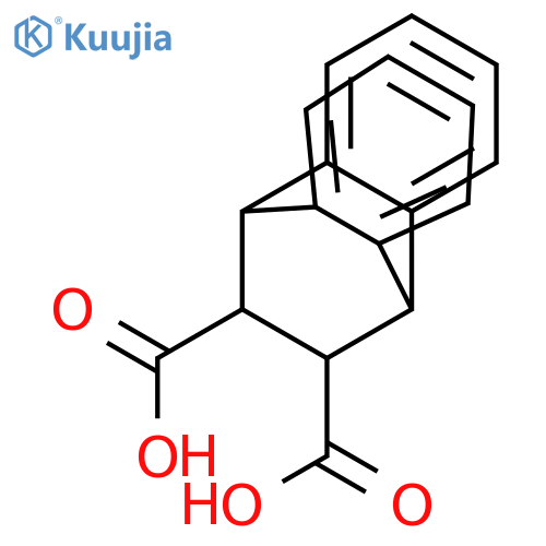 9,10-Ethanoanthracene-11,12-dicarboxylicacid, 9,10-dihydro- structure