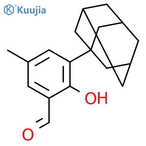 3-(1-Adamantyl)-2-hydroxy-5-methylbenzaldehyde structure
