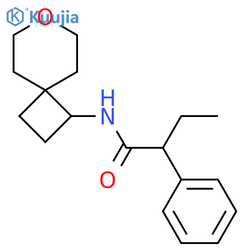 N-{7-oxaspiro3.5nonan-1-yl}-2-phenylbutanamide structure