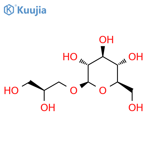 b-D-Glucopyranoside,(2S)-2,3-dihydroxypropyl structure