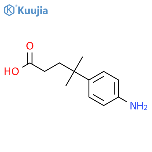 Benzenebutanoic acid,4-amino-g,g-dimethyl- structure