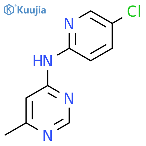 N-(5-chloropyridin-2-yl)-6-methylpyrimidin-4-amine structure
