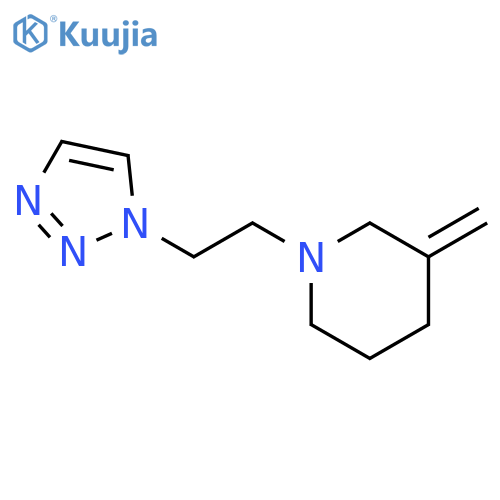 3-methylidene-1-2-(1H-1,2,3-triazol-1-yl)ethylpiperidine structure