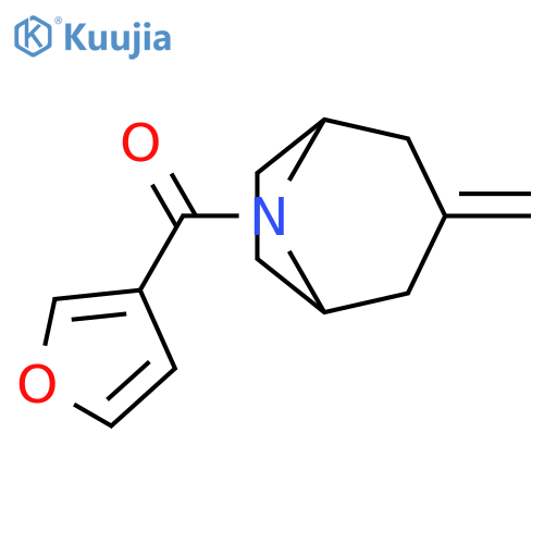 8-(furan-3-carbonyl)-3-methylidene-8-azabicyclo3.2.1octane structure