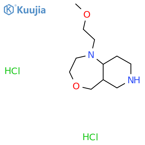 1-(2-methoxyethyl)-decahydropyrido4,3-e1,4oxazepine dihydrochloride structure