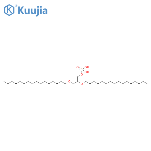 1-Propanol, 2,3-bis(hexadecyloxy)-, dihydrogen phosphate (8CI,9CI) structure