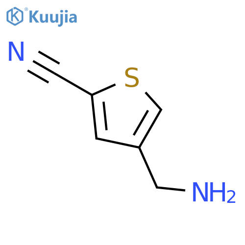 4-(Aminomethyl)thiophene-2-carbonitrile structure