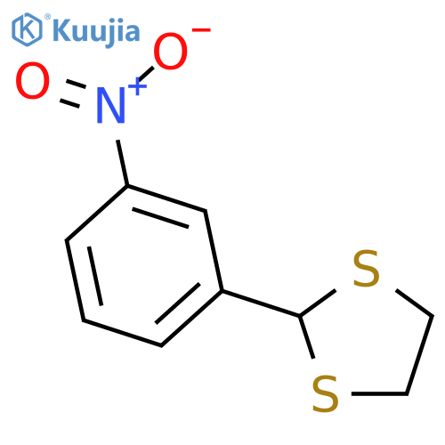 1,3-Dithiolane,2-(3-nitrophenyl)- structure