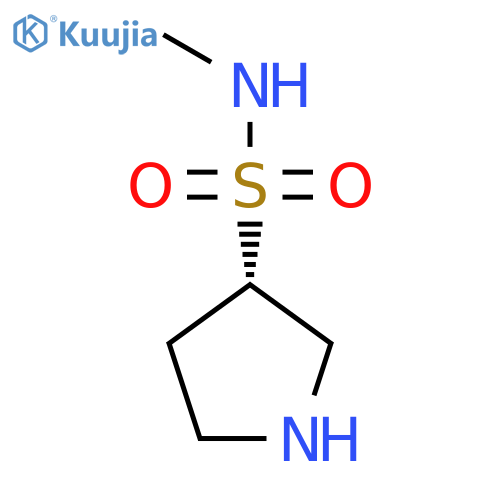 (3S)-N-methylpyrrolidine-3-sulfonamide structure