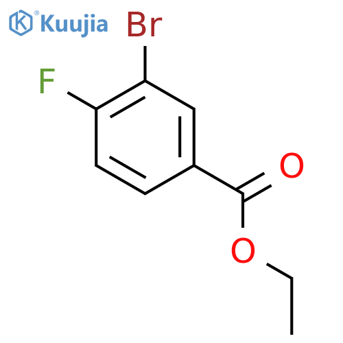 3-Bromo-4-fluoro-benzoic Acid Ethyl Ester structure
