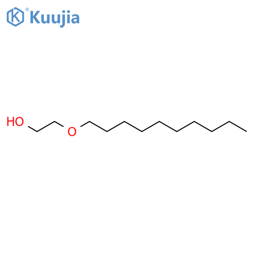 Ethylene glycol monodecyl ether structure