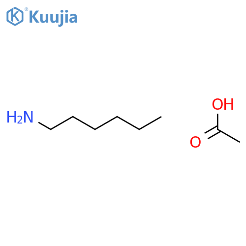 1-Hexanamine, acetate (1:1) structure