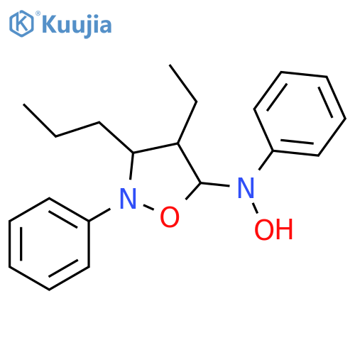 5-Isoxazolidinamine, 4-ethyl-N-hydroxy-N,2-diphenyl-3-propyl- structure