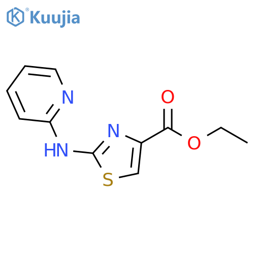 Ethyl 4-(2-pyridylamino)-3,5-thiazolecarboxylate, 95% structure