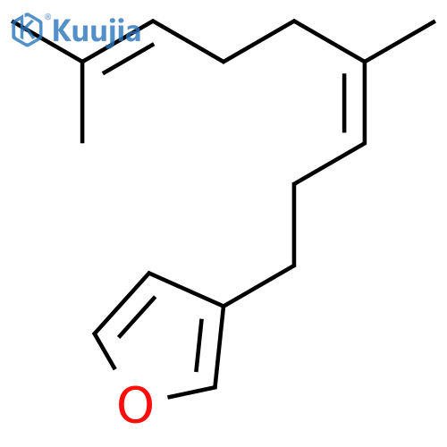 Furan,3-[(3E)-4,8-dimethyl-3,7-nonadien-1-yl]- structure