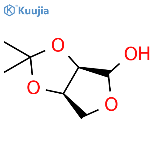 Furo[3,4-d]-1,3-dioxol-4-ol,tetrahydro-2,2-dimethyl-, (3aS,4S,6aS)- structure
