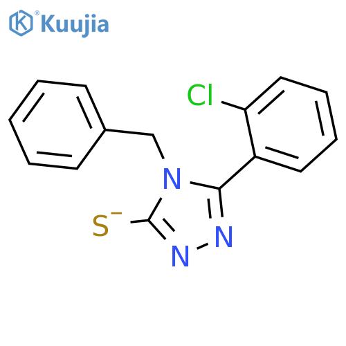4-Benzyl-5-(2-chlorophenyl)-4H-1,2,4-triazole-3-thiol structure
