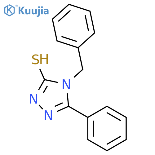 4-Benzyl-5-phenyl-4H-1,2,4-triazole-3-thiol structure