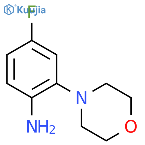 4-fluoro-2-(morpholin-4-yl)aniline structure