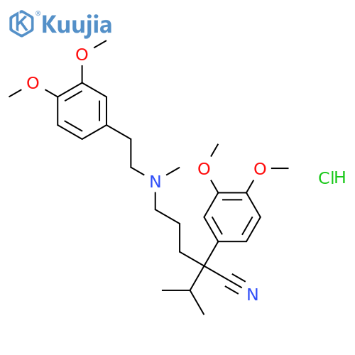 VERAPAMIL HYDROCHLORIDE structure
