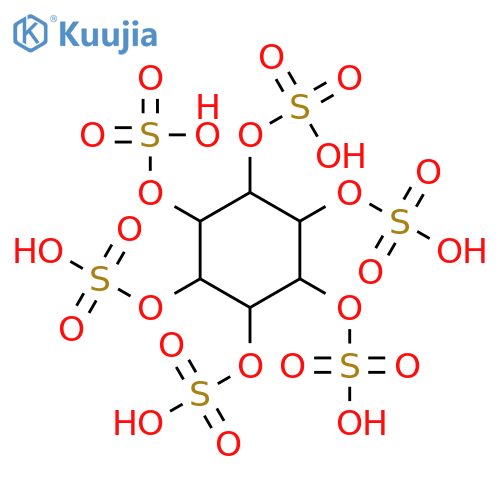 myo-Inositol,1,2,3,4,5,6-hexakis(hydrogen sulfate) structure