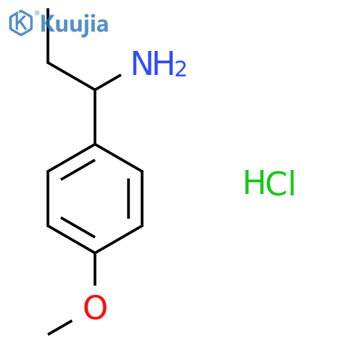 1-(4-Methoxyphenyl)propan-1-amine structure