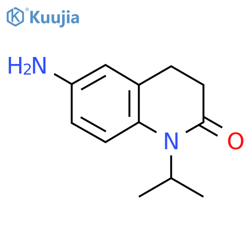 6-amino-1-(propan-2-yl)-1,2,3,4-tetrahydroquinolin-2-one structure