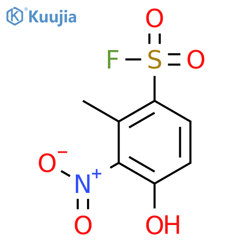 Benzenesulfonylfluoride, 4-hydroxy-2-methyl-3-nitro- structure