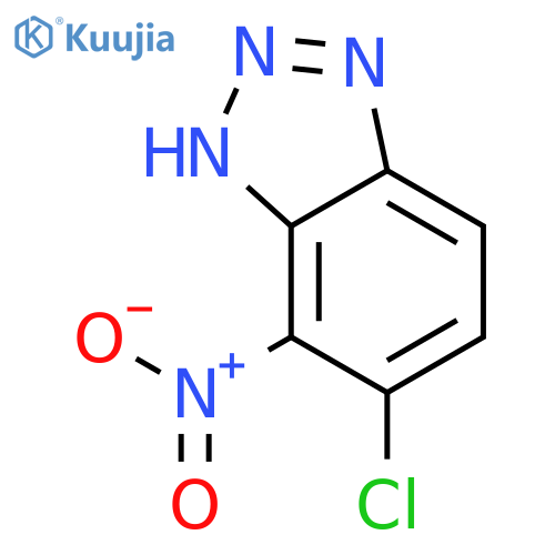 6-chloro-7-nitro-1H-1,2,3-benzotriazole structure