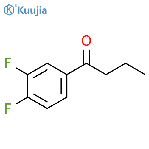 3',4'-DIFLUOROBUTYROPHENONE structure
