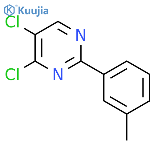 4,5-Dichloro-2-(m-tolyl)pyrimidine structure