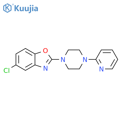 5-chloro-2-[4-(pyridin-2-yl)piperazin-1-yl]-1,3-benzoxazole structure