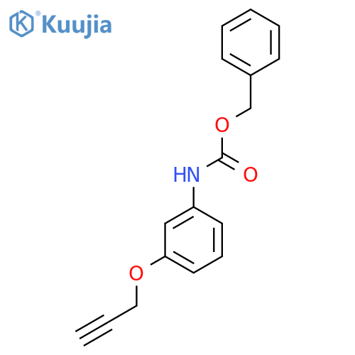 benzyl N-[3-(prop-2-yn-1-yloxy)phenyl]carbamate structure