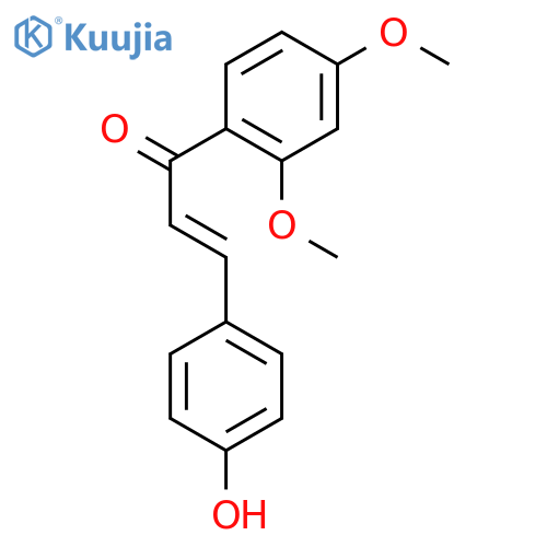 2-Propen-1-one,1-(2,4-dimethoxyphenyl)-3-(4-hydroxyphenyl)- structure
