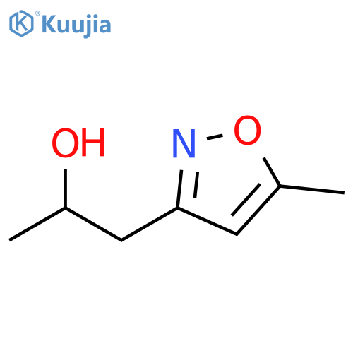 1-(5-methyl-1,2-oxazol-3-yl)propan-2-ol structure