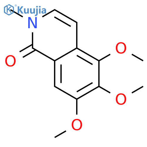 1(2H)-Isoquinolinone,5,6,7-trimethoxy-2-methyl- structure