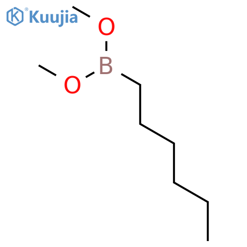 Boronic acid, hexyl-, dimethyl ester structure