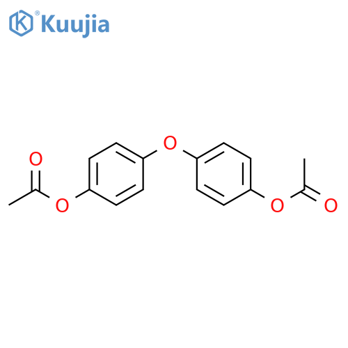 Phenol, 4,4'-oxybis-,1,1'-diacetate structure