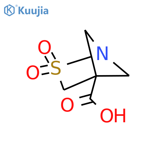 2,2-Dioxo-2lambda6-thia-1-azabicyclo[2.1.1]hexane-4-carboxylic acid structure