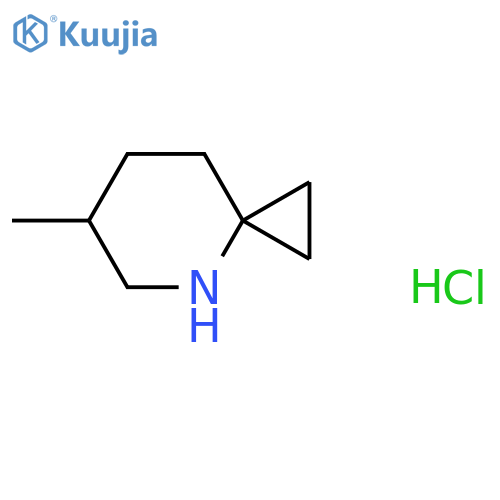 4-Azaspiro[2.5]octane, 6-methyl-, hydrochloride (1:1) structure