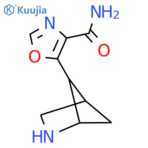 5-{2-Azabicyclo[2.1.1]hexan-5-yl}-1,3-oxazole-4-carboxamide structure